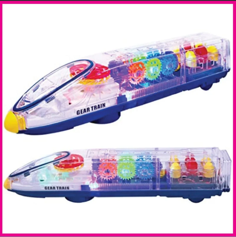 Transparent Gear train